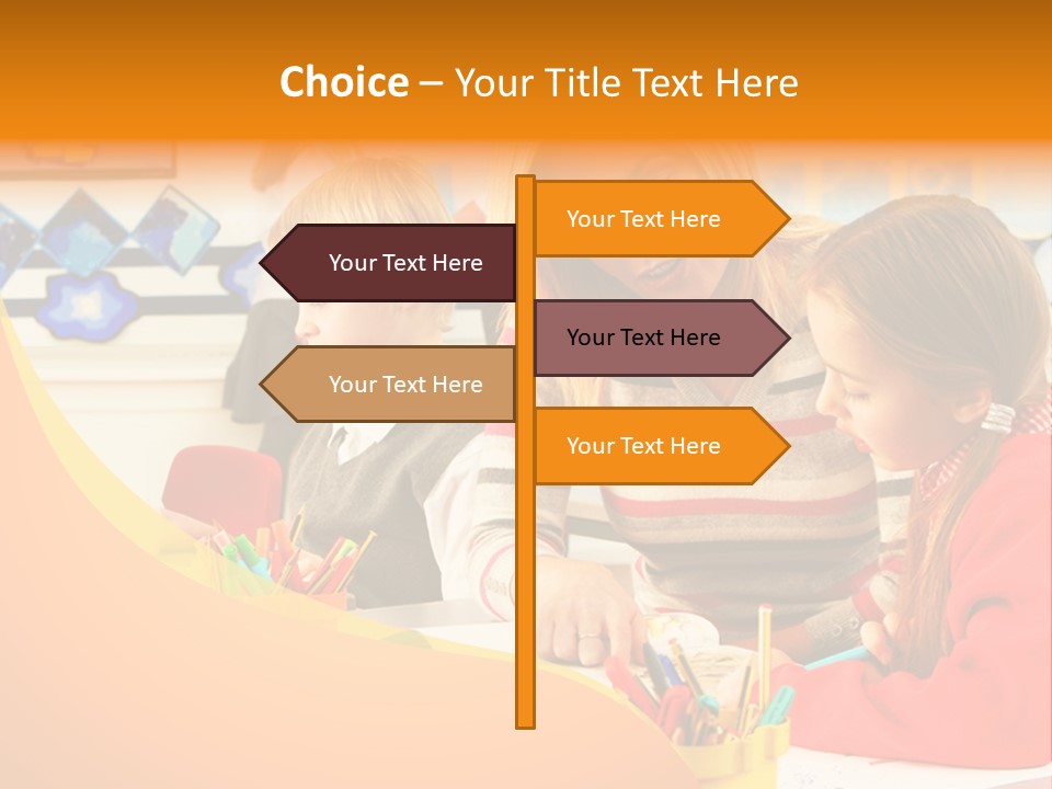 Male Having Fun Together PowerPoint Template