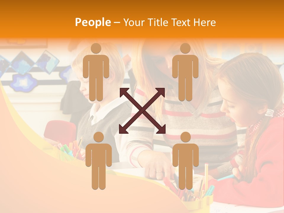 Male Having Fun Together PowerPoint Template