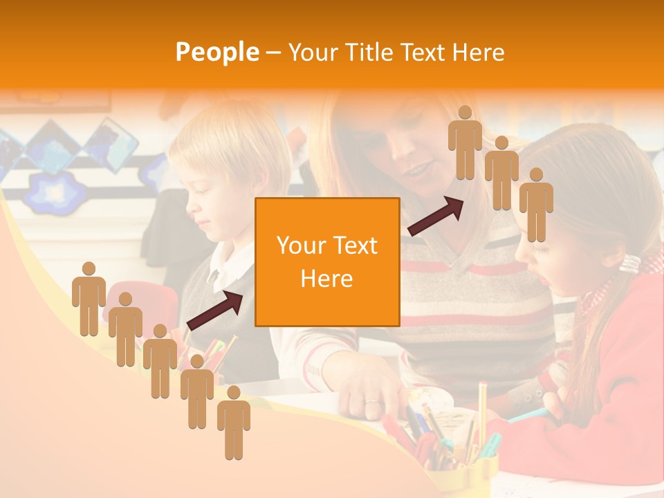 Male Having Fun Together PowerPoint Template