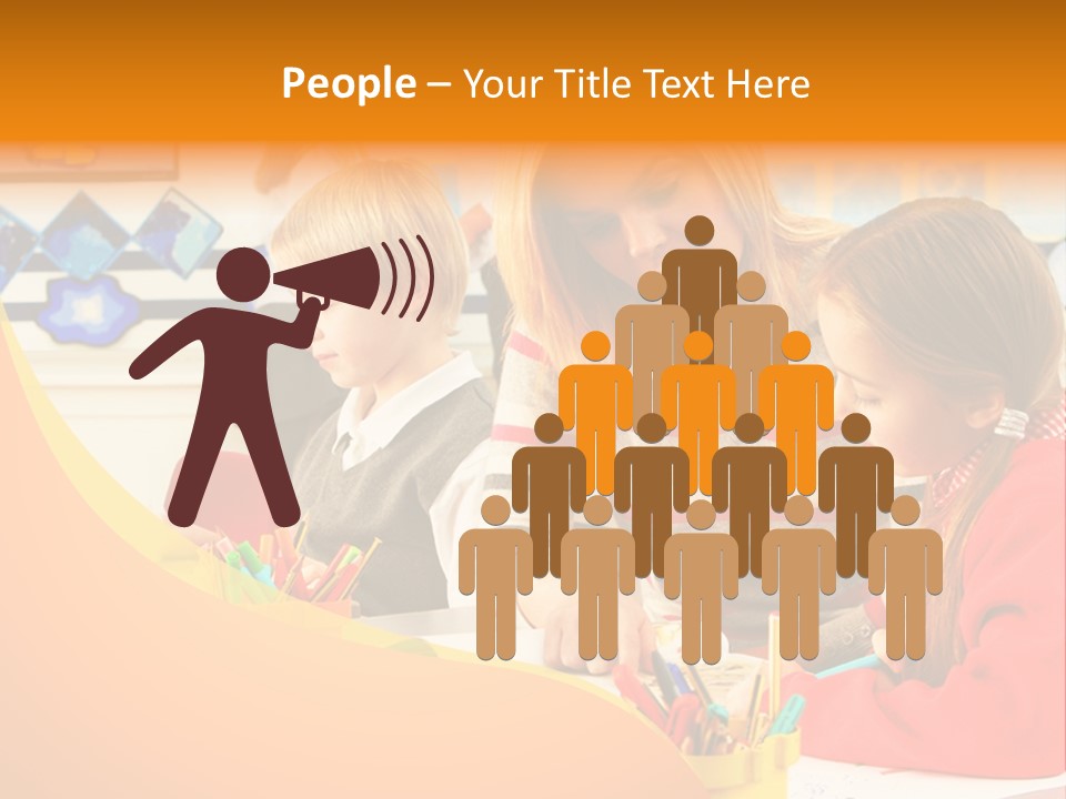 Male Having Fun Together PowerPoint Template