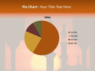 Islam Sunset Mosque PowerPoint Template