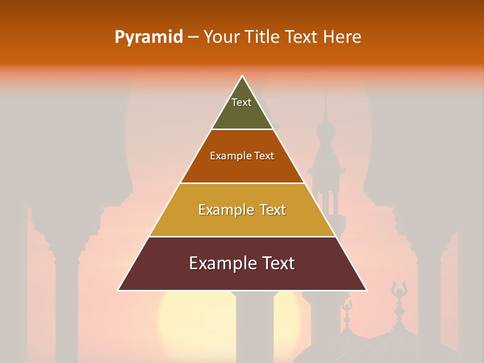 Islam Sunset Mosque PowerPoint Template