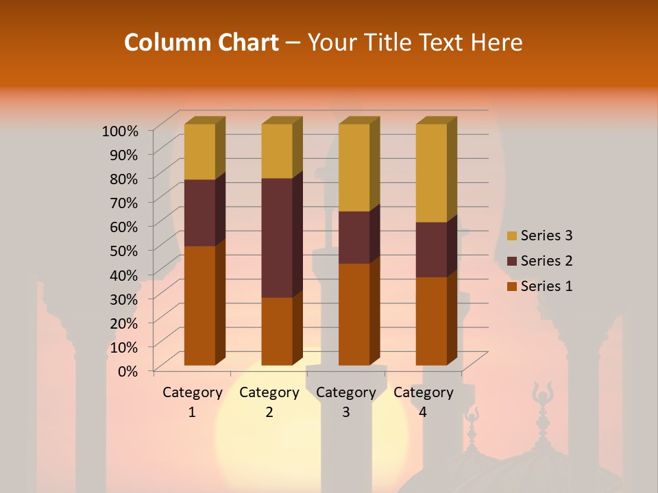 Islam Sunset Mosque PowerPoint Template