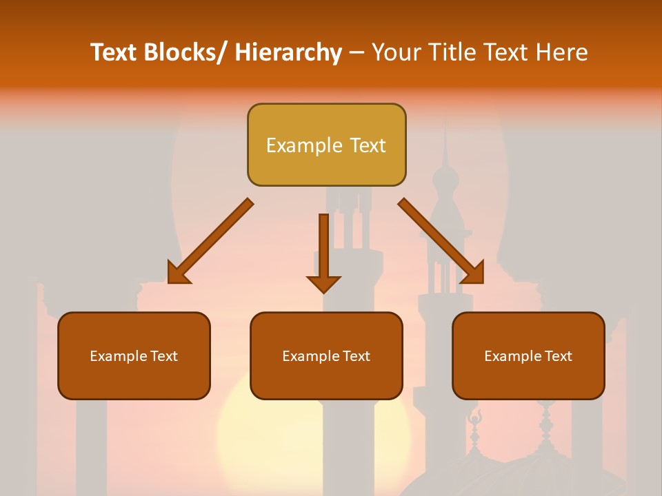 Islam Sunset Mosque PowerPoint Template