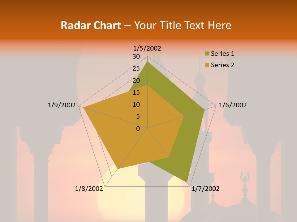 Islam Sunset Mosque PowerPoint Template