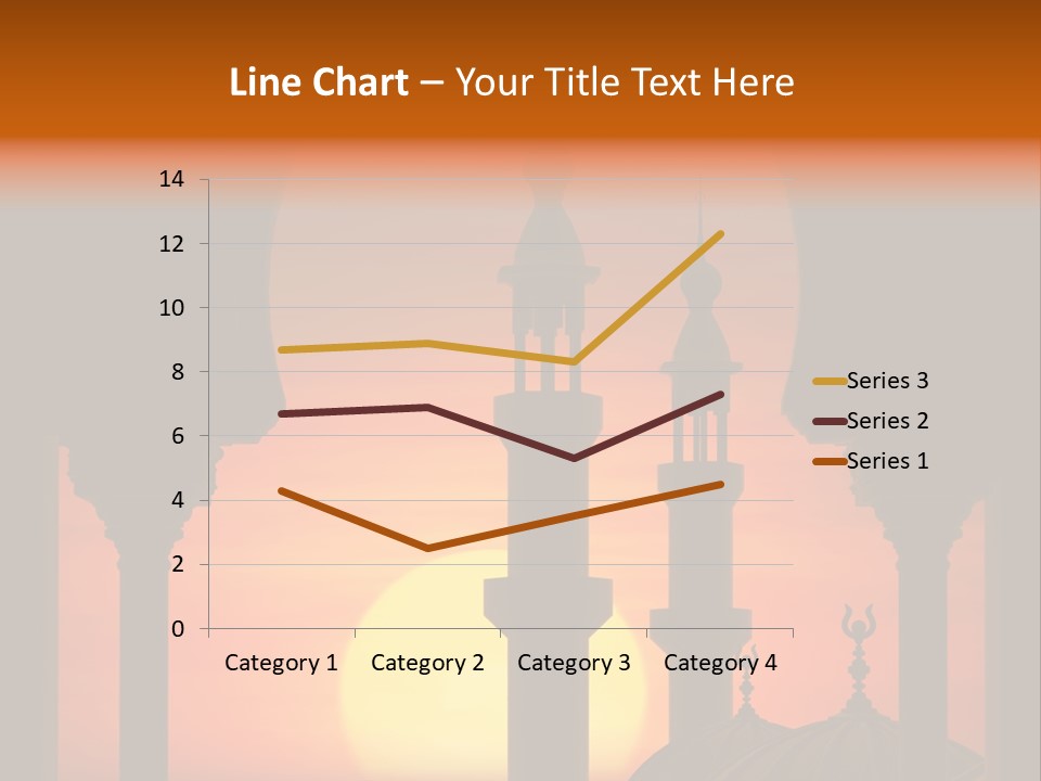 Islam Sunset Mosque PowerPoint Template