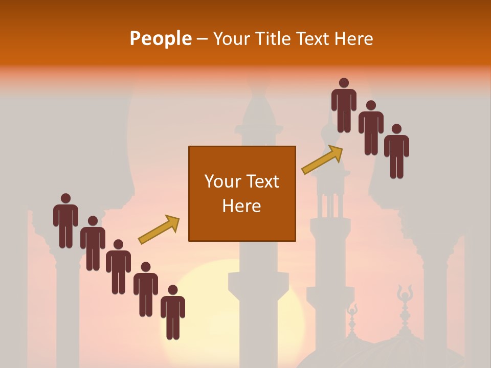 Islam Sunset Mosque PowerPoint Template