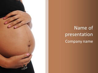 Parent Belly Motherhood PowerPoint Template