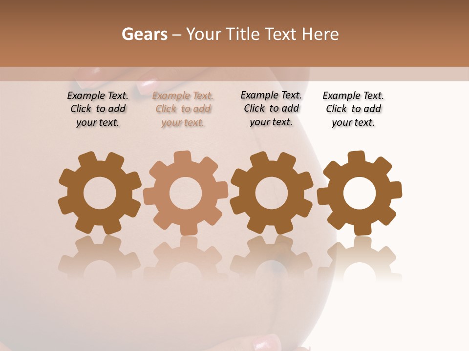 Parent Belly Motherhood PowerPoint Template