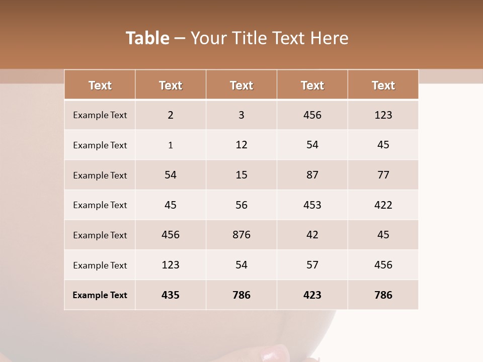 Parent Belly Motherhood PowerPoint Template