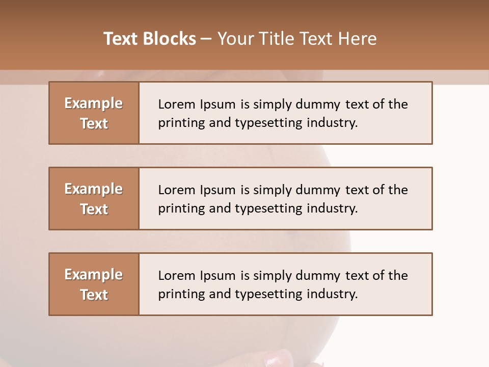 Parent Belly Motherhood PowerPoint Template