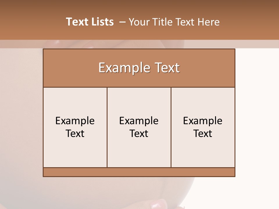 Parent Belly Motherhood PowerPoint Template