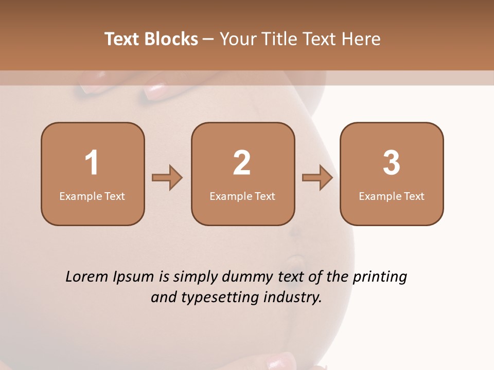 Parent Belly Motherhood PowerPoint Template