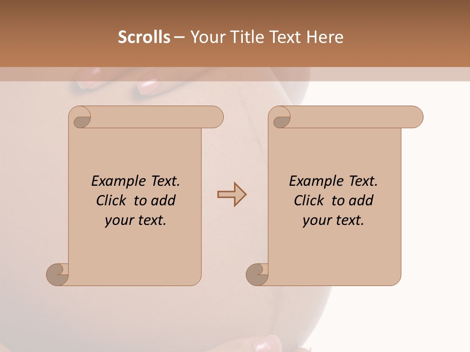 Parent Belly Motherhood PowerPoint Template
