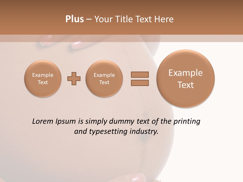 Parent Belly Motherhood PowerPoint Template
