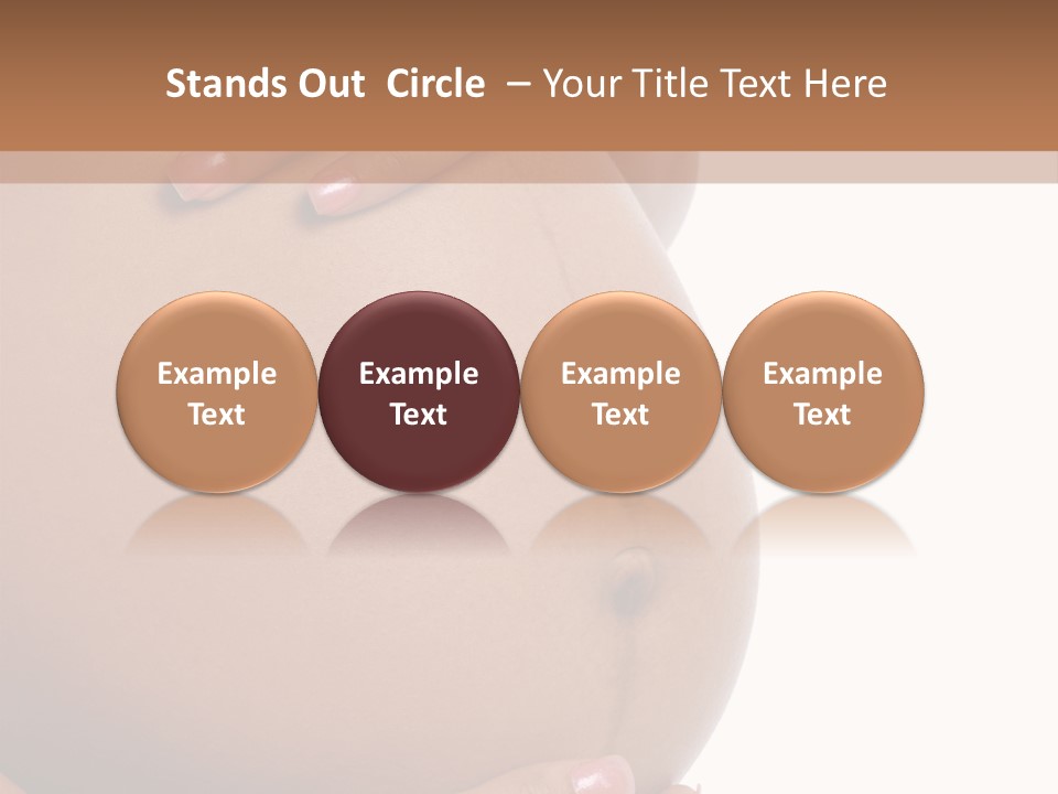 Parent Belly Motherhood PowerPoint Template