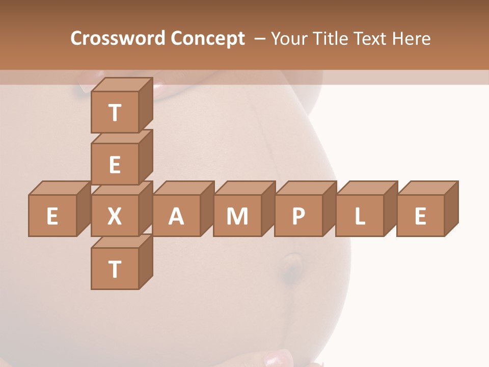 Parent Belly Motherhood PowerPoint Template