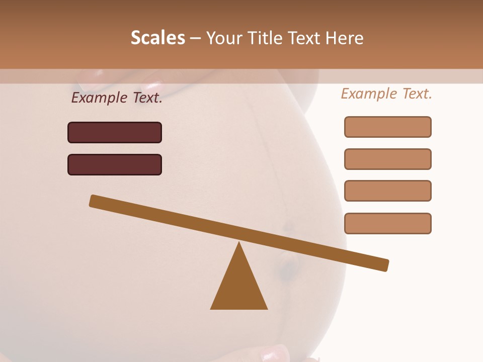 Parent Belly Motherhood PowerPoint Template