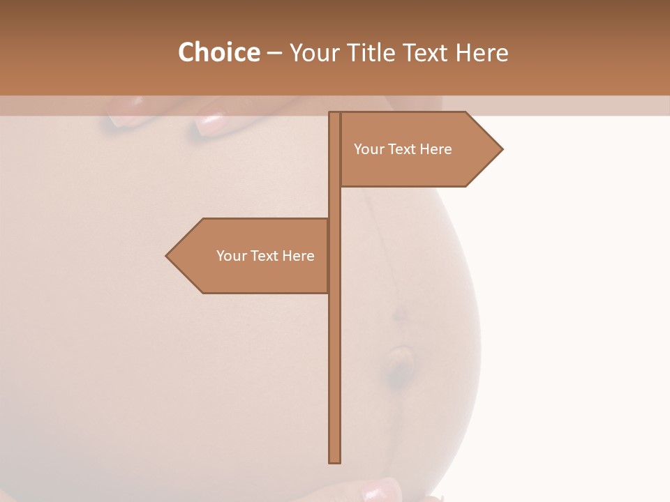 Parent Belly Motherhood PowerPoint Template