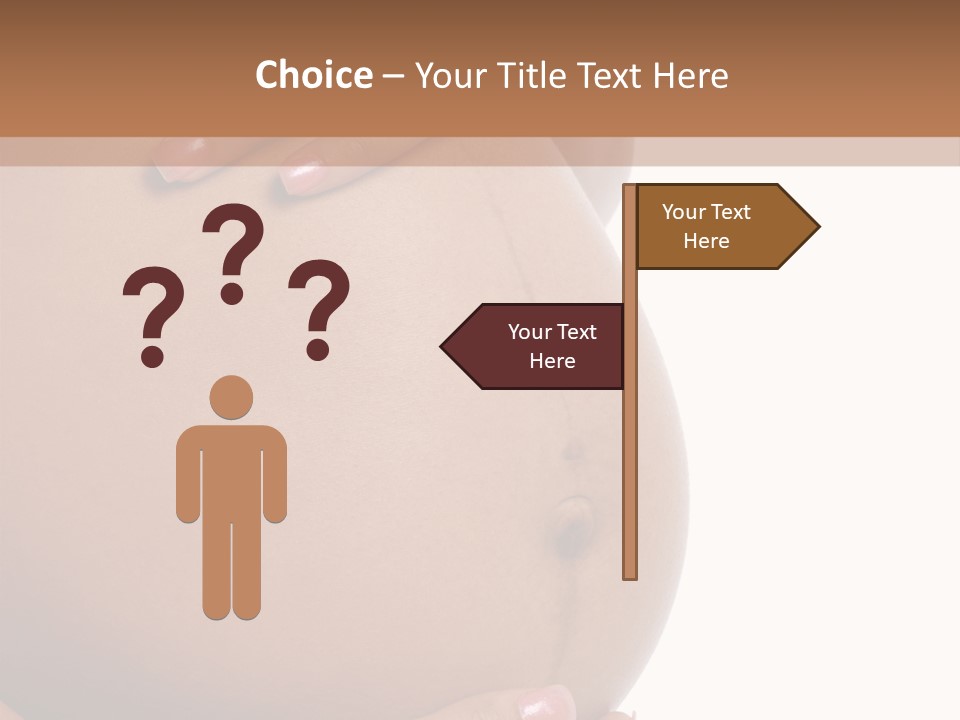 Parent Belly Motherhood PowerPoint Template