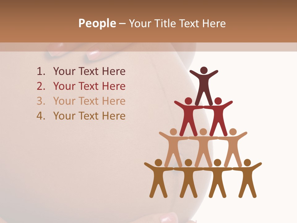 Parent Belly Motherhood PowerPoint Template