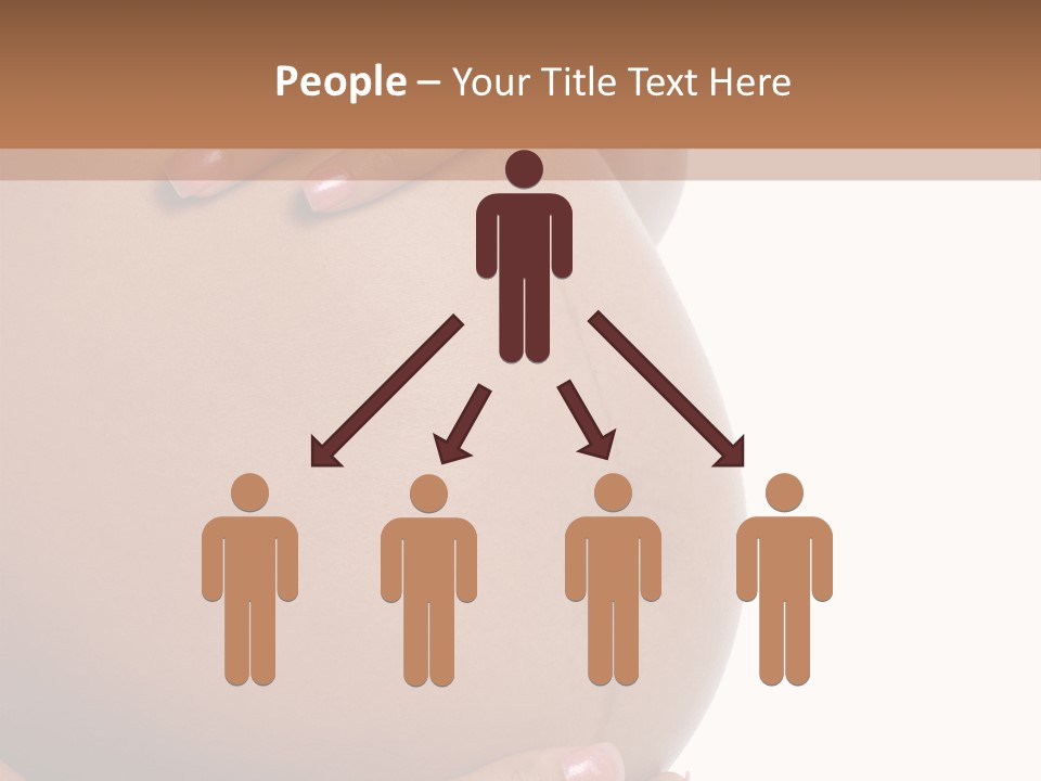 Parent Belly Motherhood PowerPoint Template