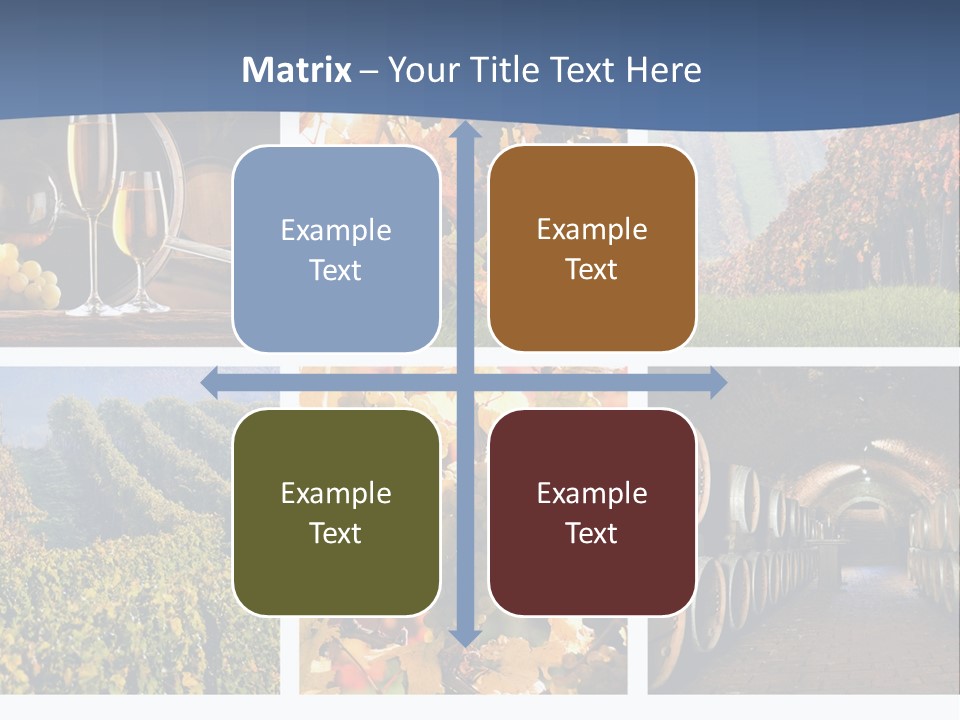 Barrel Hill Wine PowerPoint Template