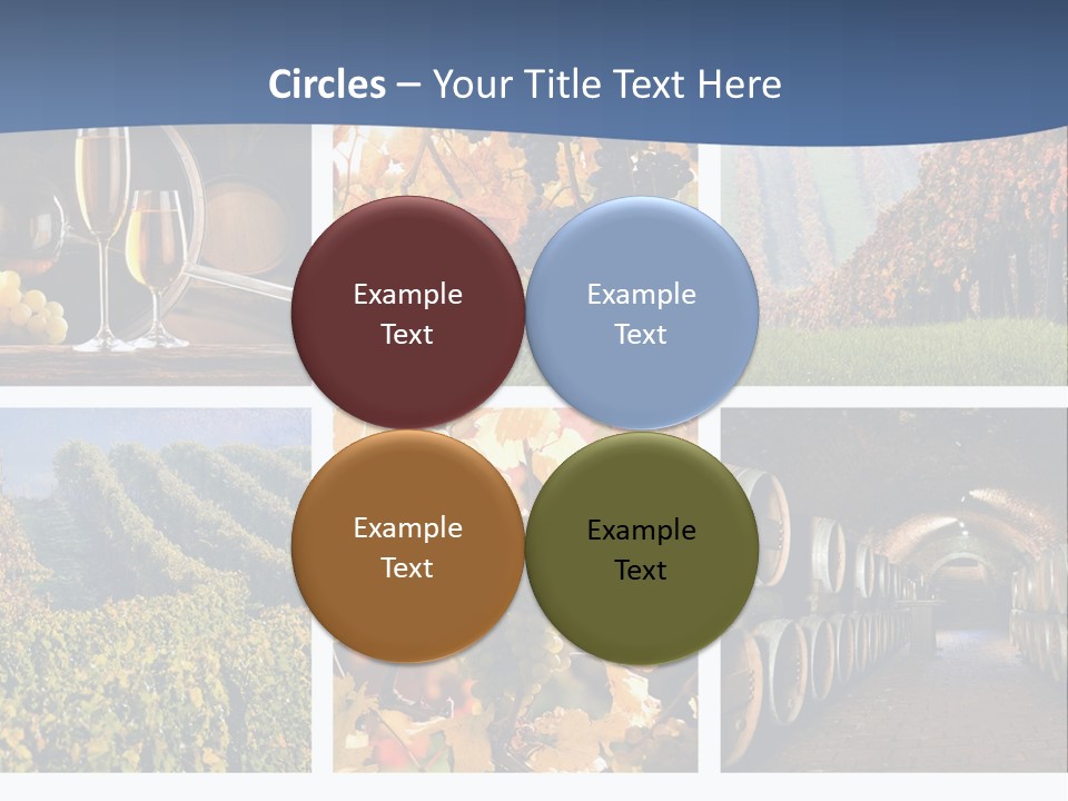 Barrel Hill Wine PowerPoint Template