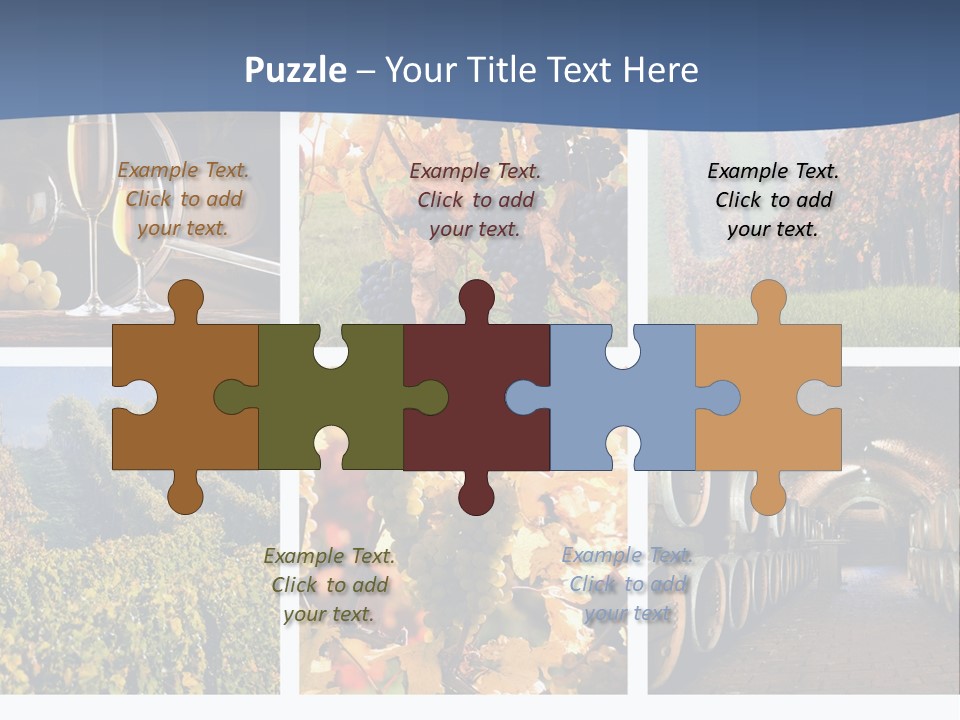 Barrel Hill Wine PowerPoint Template