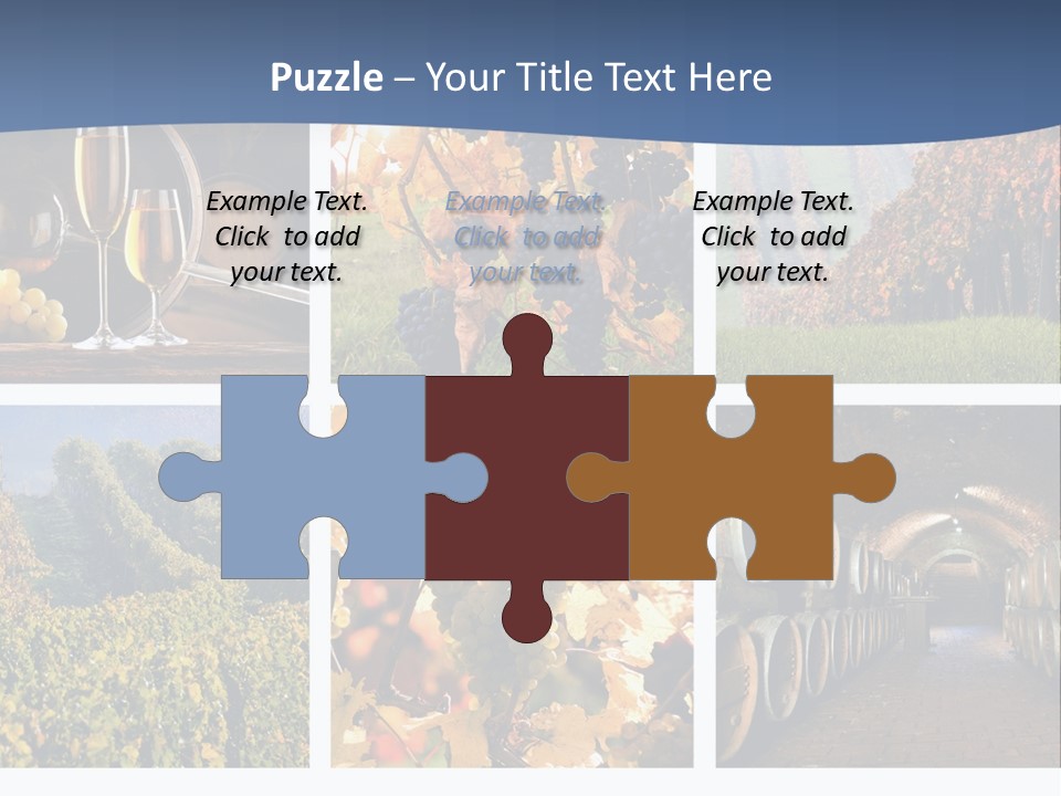 Barrel Hill Wine PowerPoint Template