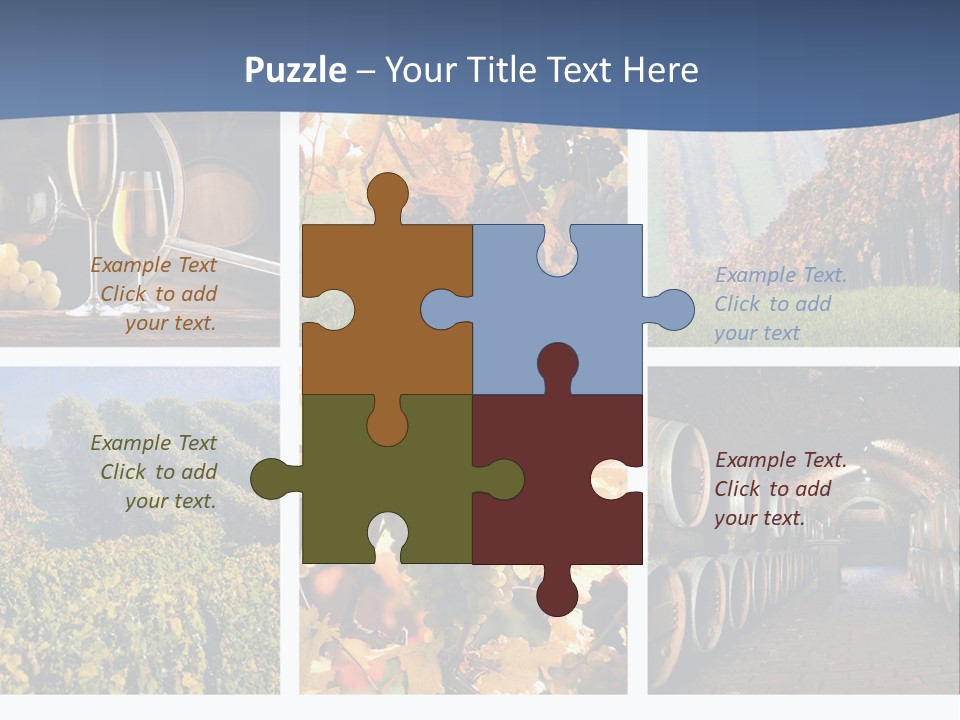 Barrel Hill Wine PowerPoint Template