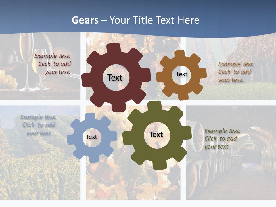 Barrel Hill Wine PowerPoint Template