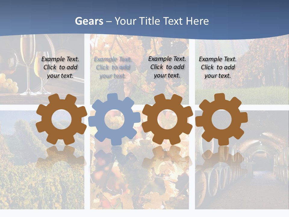 Barrel Hill Wine PowerPoint Template