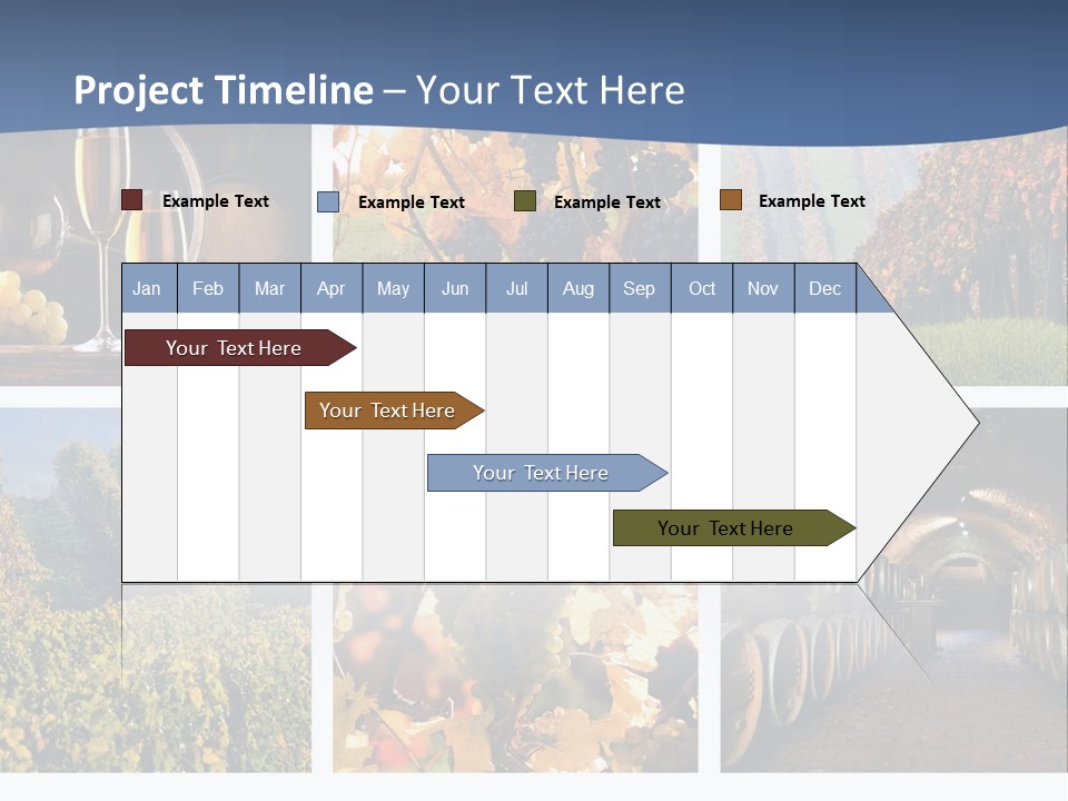 Barrel Hill Wine PowerPoint Template