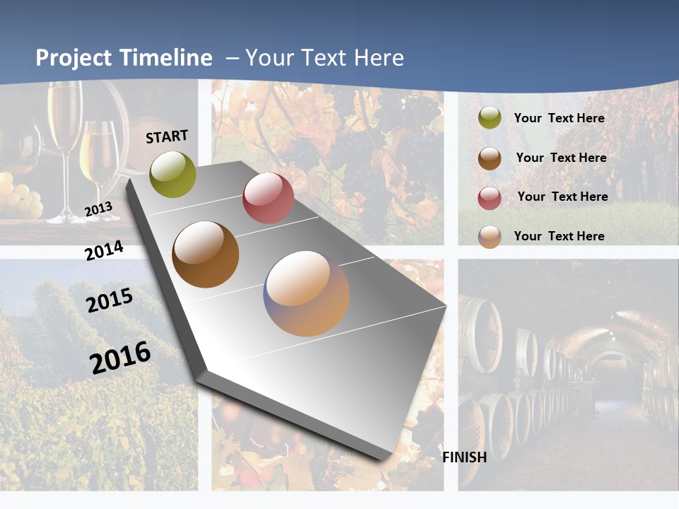 Barrel Hill Wine PowerPoint Template