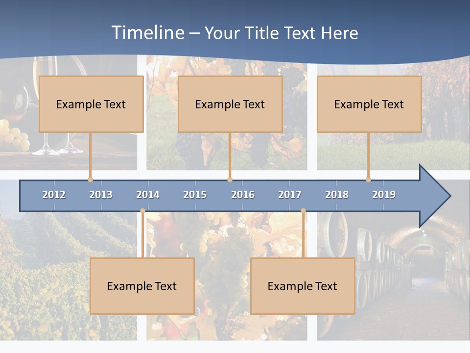 Barrel Hill Wine PowerPoint Template