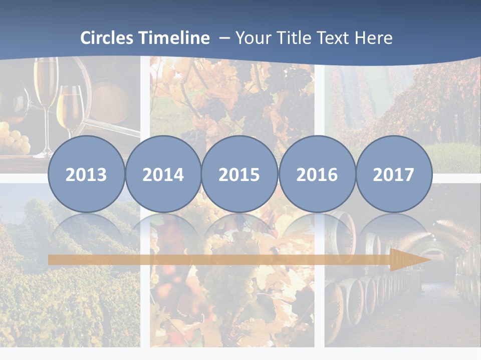Barrel Hill Wine PowerPoint Template