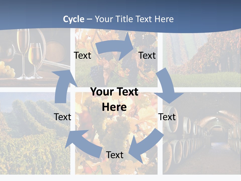 Barrel Hill Wine PowerPoint Template