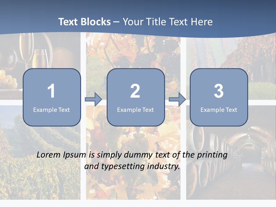 Barrel Hill Wine PowerPoint Template