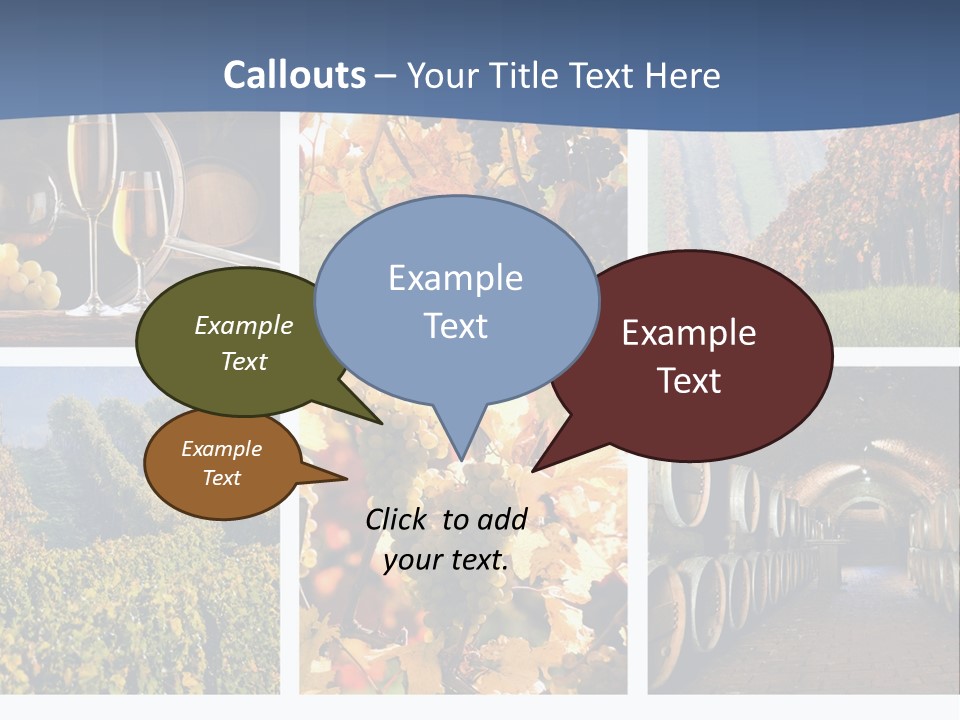 Barrel Hill Wine PowerPoint Template