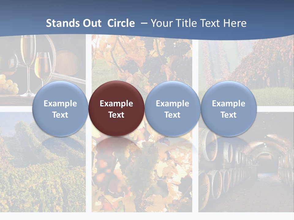 Barrel Hill Wine PowerPoint Template