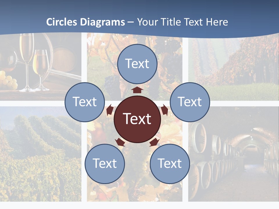 Barrel Hill Wine PowerPoint Template