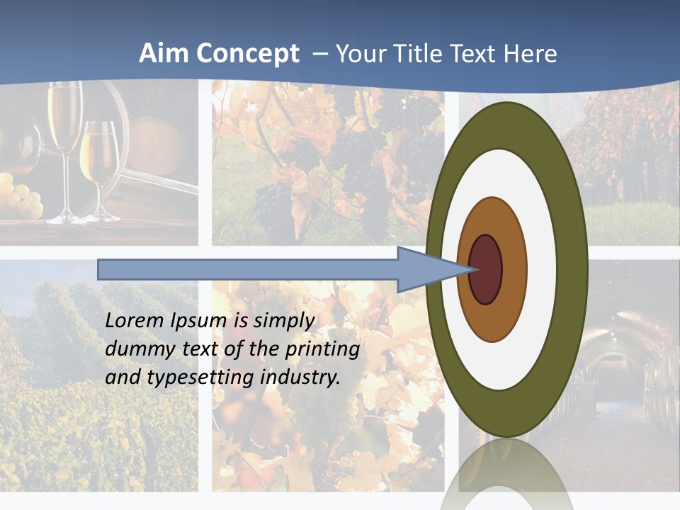 Barrel Hill Wine PowerPoint Template