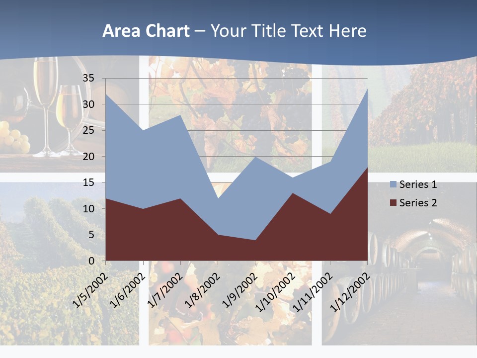 Barrel Hill Wine PowerPoint Template