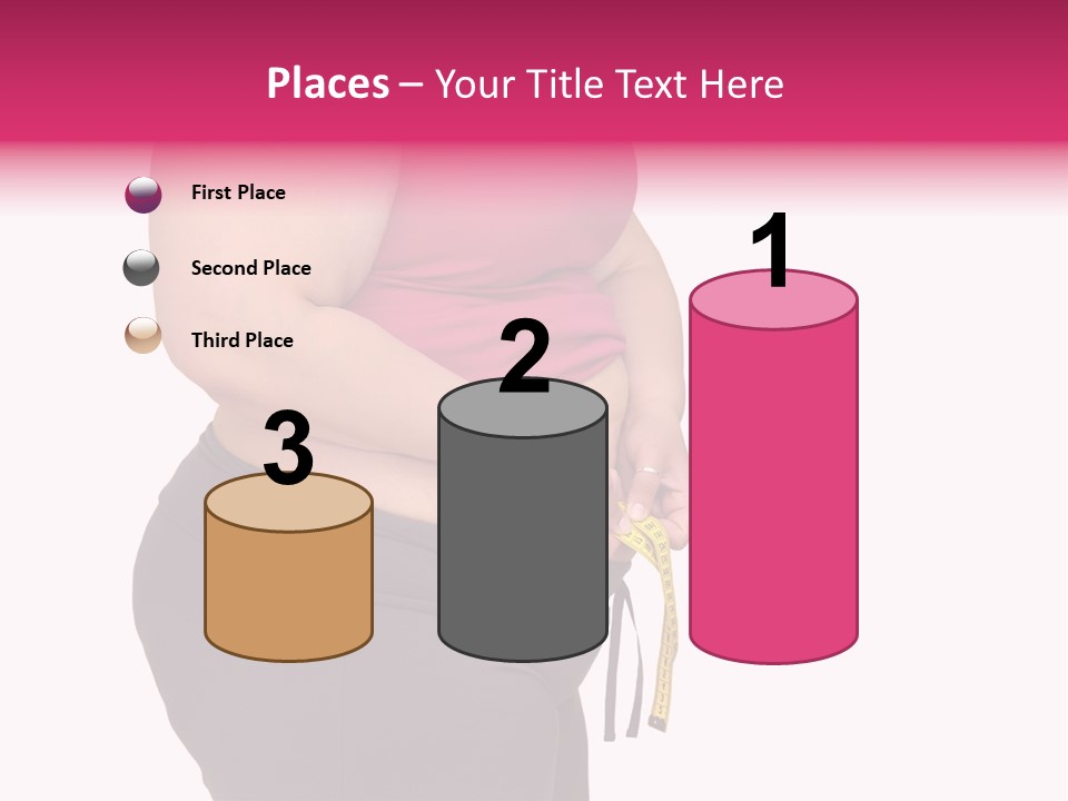 Oversize Dieting Large PowerPoint Template