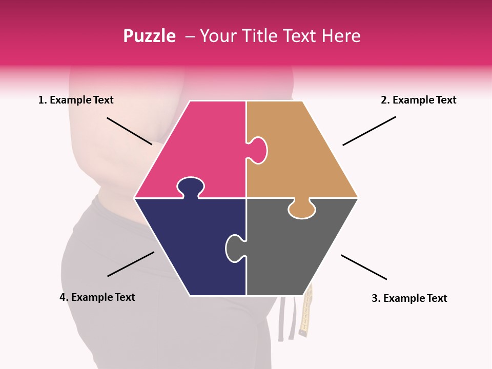 Oversize Dieting Large PowerPoint Template