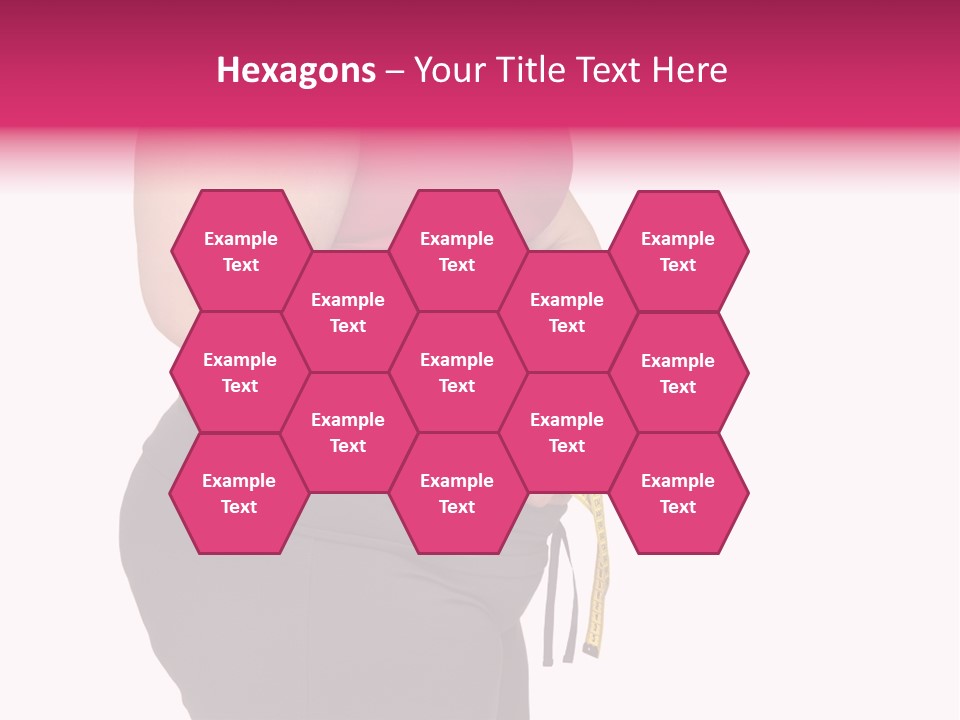 Oversize Dieting Large PowerPoint Template