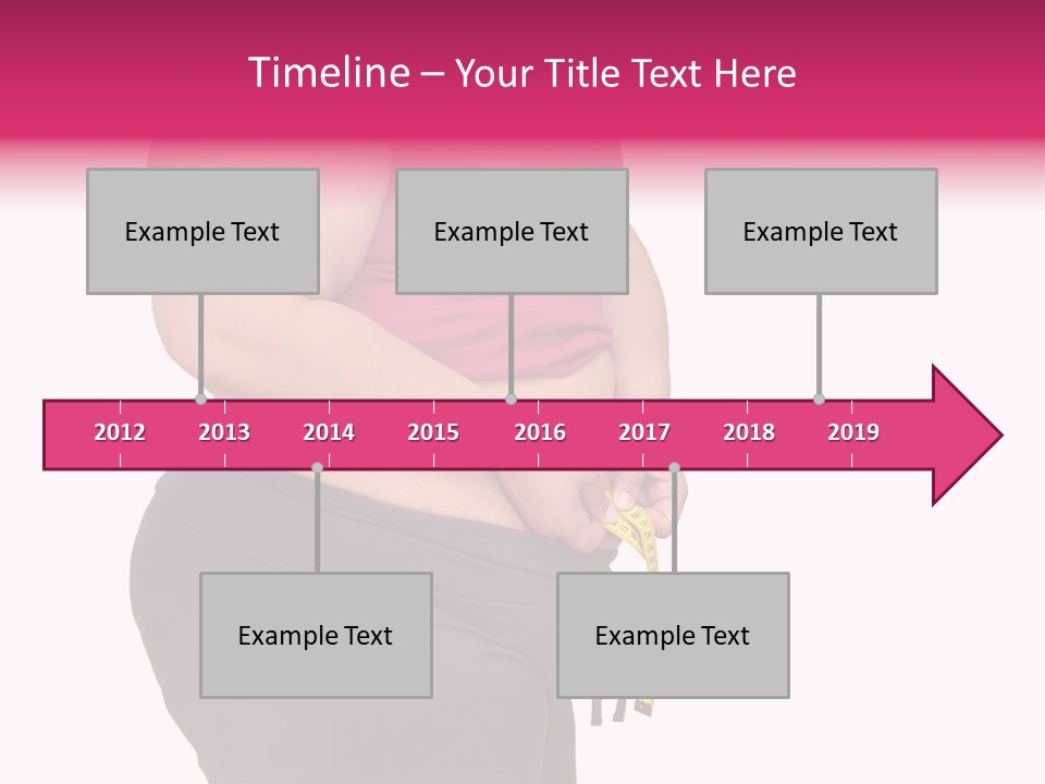 Oversize Dieting Large PowerPoint Template