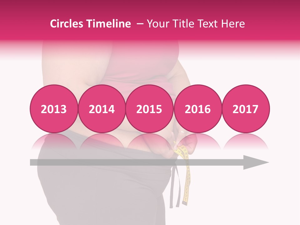 Oversize Dieting Large PowerPoint Template