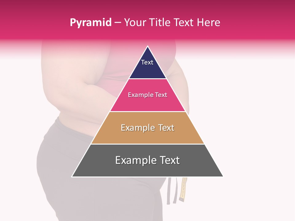 Oversize Dieting Large PowerPoint Template